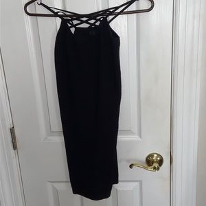 Black party dress for kid 7-14. One size fits all.